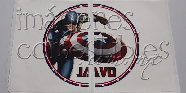 Impresión tipo póster de Capitán América Impresión tipo póster de Capitán América