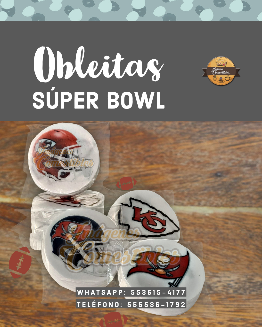 Obleitas 100% comestibles Obleitas 100% comestibles